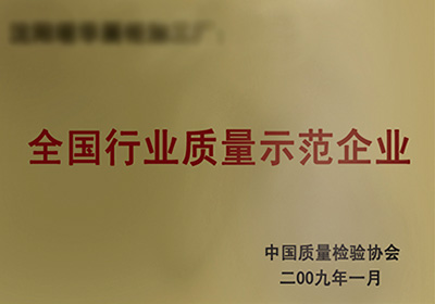 全國行業資質示范企業